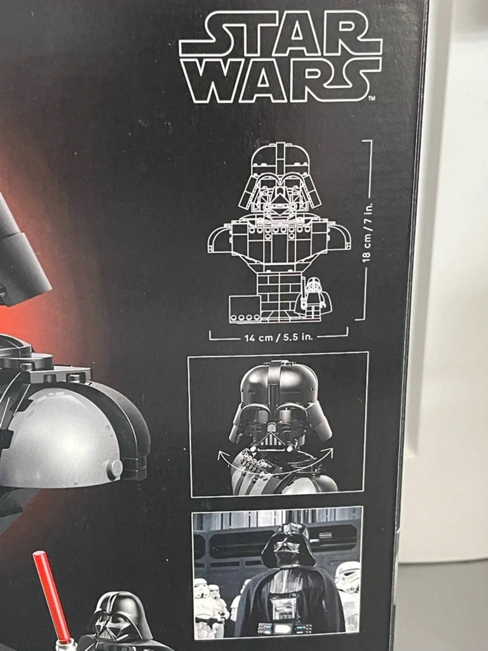 Lego Star Wars Darth Vader Bust 75439 349Pcs 18+ NIP Sealed